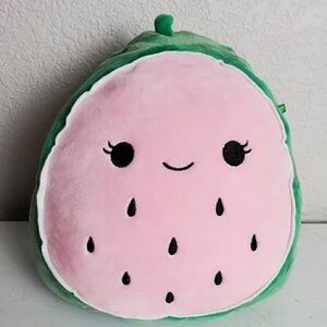 Squishmallows Pink and Green Watermelon Stuffed Animal